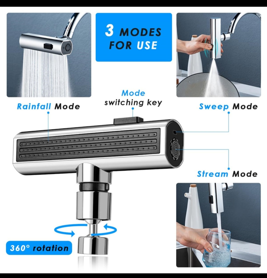 Waterfall Faucet Extension